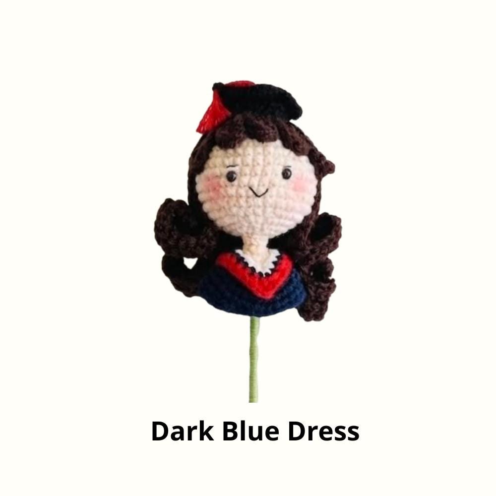 Crochet Grads Dolls - Handmade Gifts for Her or Him - Graduation Keepsake - Personalized Grad Gifts with Custom Grad Dolls